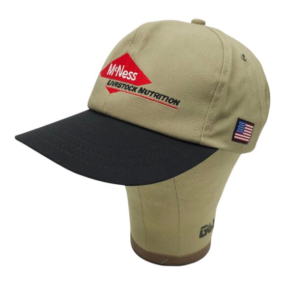 McNess Livestock Nutrition Snapback Cap Hat Trucker Farmer Rancher K Products - Picture 2 of 12